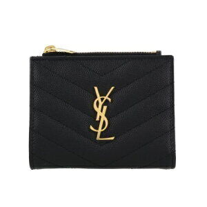 Saint Laurent Black Bifold Wallet PARIS